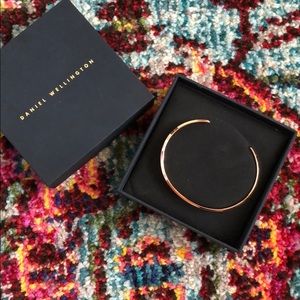 Daniel Wellington rose gold cuff bracelet
